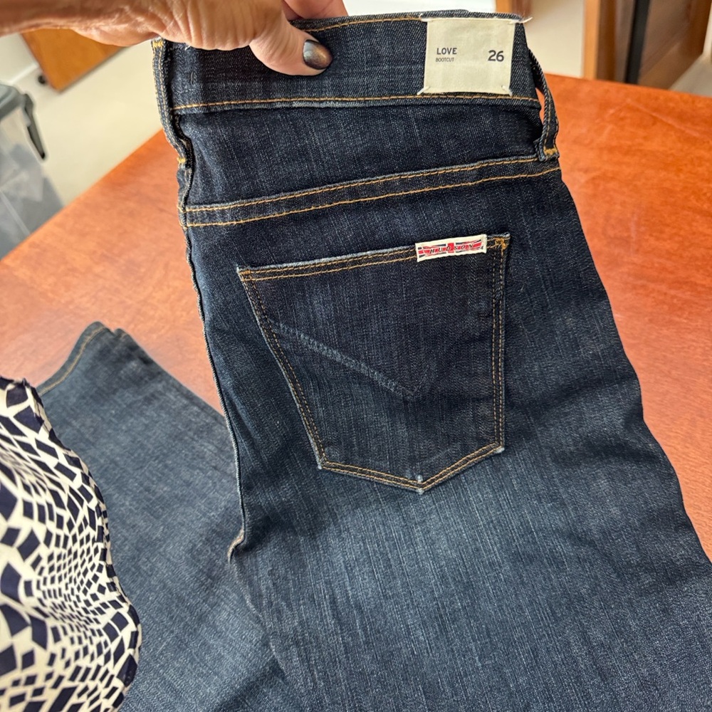 Hudson “Love” Bootcut Dark Wash Jeans Sz 26 NWOT - Picture 4 of 8